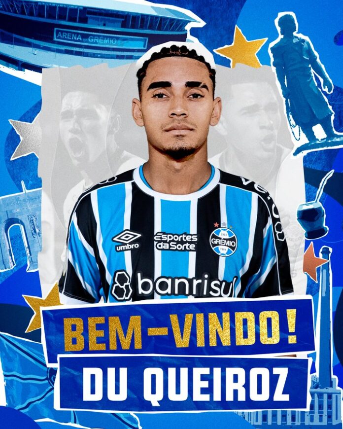 Grêmio anuncia contratação de Du Queiroz